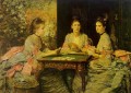hearts are trumps Pre Raphaelite John Everett Millais